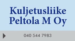 Kuljetusliike M. Peltola Oy logo